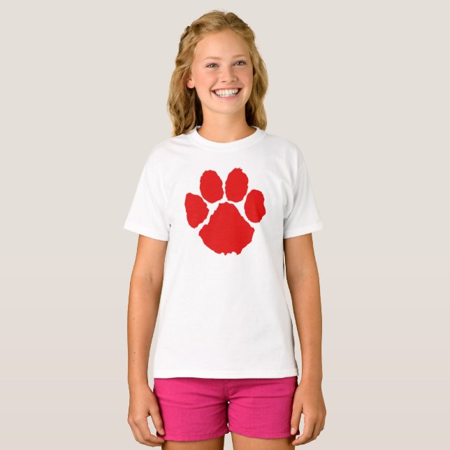 Camiseta Red Paw (Anverso completo)