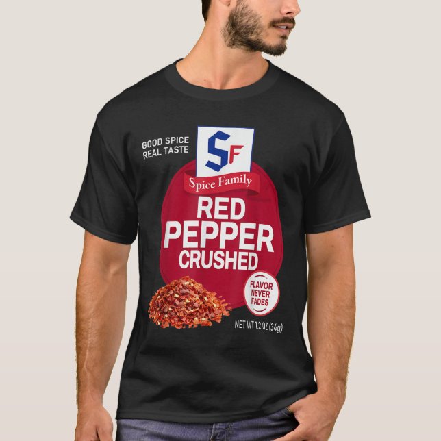 Camiseta Red Pepper Crushed Sce Group Family Matching Hallo (Anverso)