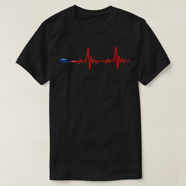 Camiseta Red Pill Heartbeat Elección Republicana Conservado (Diseño del anverso)