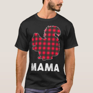 Camiseta Red Plaid Mana Squirrel Navidades coincidiendo con