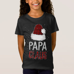 Camiseta Red Plaid Papa Claus Design - Funn Familiar Coinci
