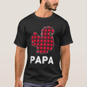 Camiseta Red Plaid Papa Squirrel Navidades coincidiendo con