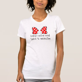 Camiseta Red polka dots vibrant Ribbon