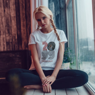 Camiseta Red Retro Gran Números Clase de Foto Senior