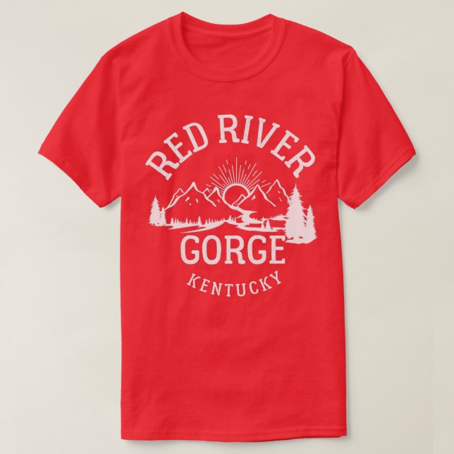 Camiseta Red River Gorge Hike Kentucky Parks Senderismo (Diseño del anverso)