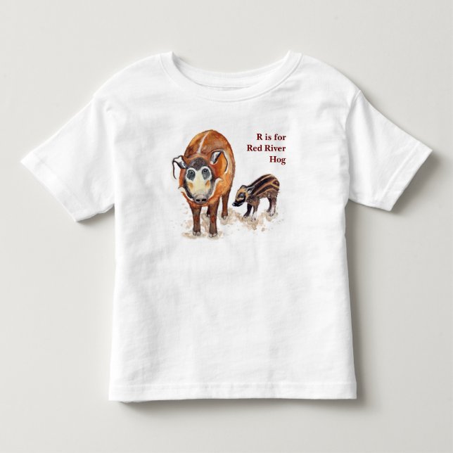 Camiseta Red River Hog para bebés y niños (Anverso)
