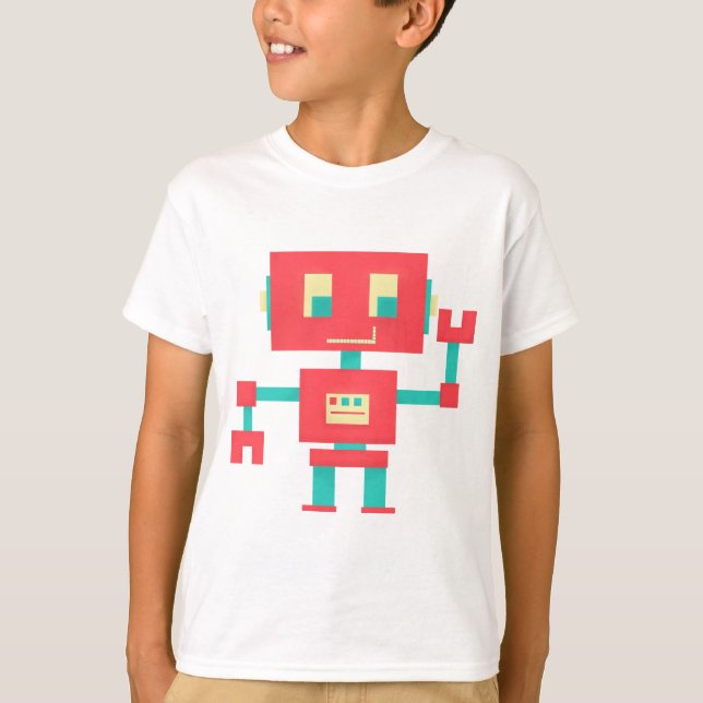 Camiseta Red Robot Kid's (Anverso)