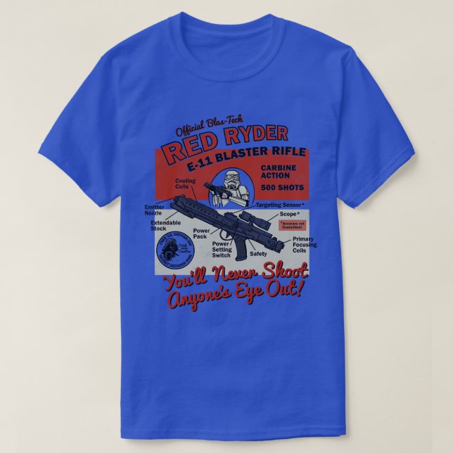 Camiseta Red Ryder Blaster (Diseño del anverso)