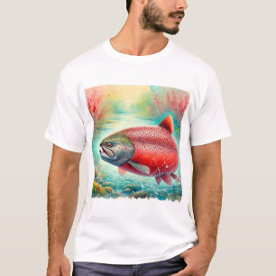 Camiseta Red Salmon 110924AREF121 - Watercolor