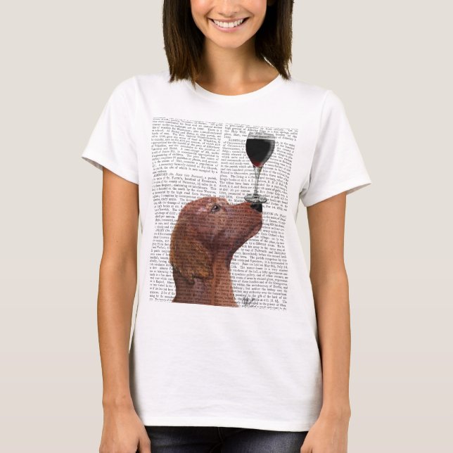 Camiseta Red Setter Dog Au Vin (Anverso)