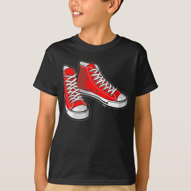 Camiseta Red sneakers (Anverso)