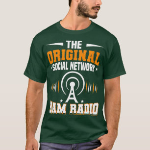 Camiseta Red social original Antenna Ham Radio