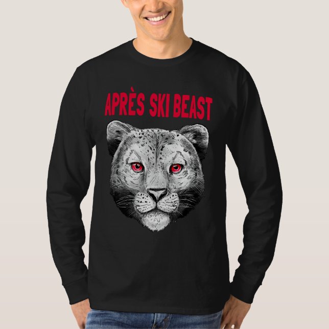 Camiseta Red Style Apres Ski Snow Leopard (Anverso)