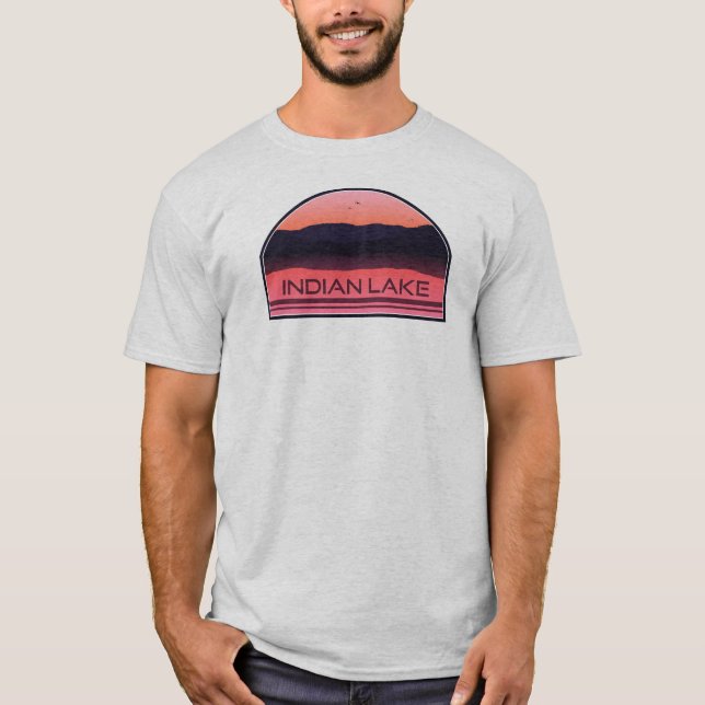 Camiseta Red Sunrise de India Lake New York (Anverso)