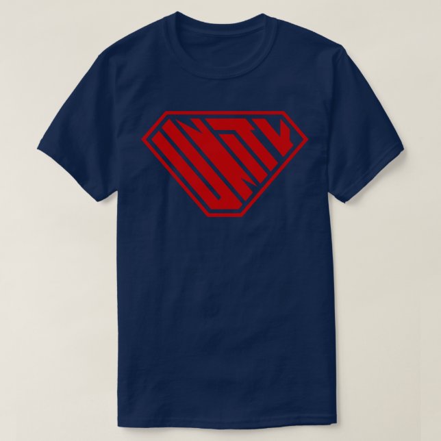 Camiseta Red superpotente de unidad (Diseño del anverso)
