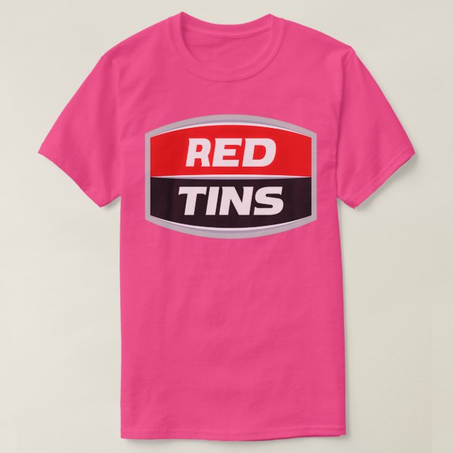 Camiseta Red Tins West End Beer (Diseño del anverso)