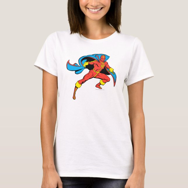 Camiseta Red Tornado Cape Pose (Anverso)
