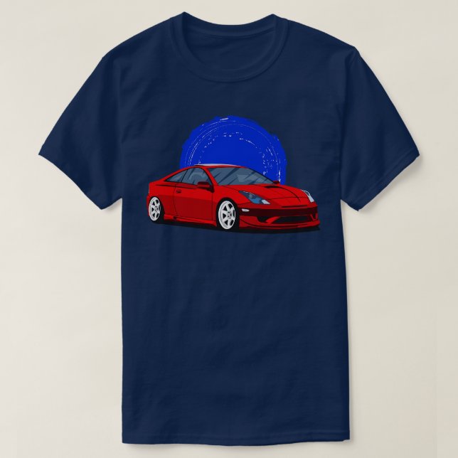 Camiseta Red Toyota Celica gts (Diseño del anverso)