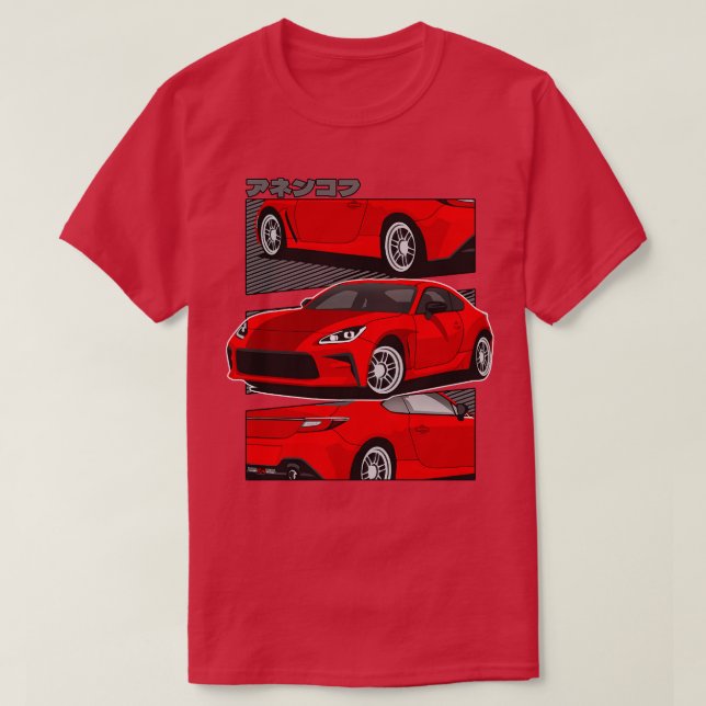 Camiseta Red Toyota GR86 (Diseño del anverso)