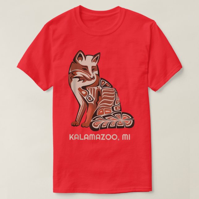 Camiseta Red Tribal de Kalamazoo (Diseño del anverso)