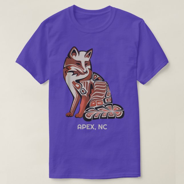 Camiseta Red Tribal Fo Ape Native American Artwork Style  (Diseño del anverso)