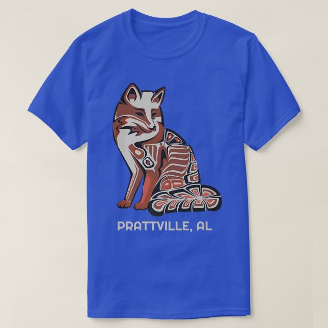 Camiseta Red Tribal Fo Prattville Native American Artwork (Diseño del anverso)