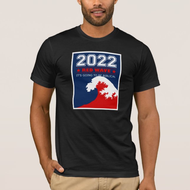 Camiseta RED WAVE 2022 Elecciones de mitad de período Estad (Anverso)