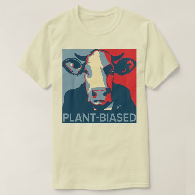 Camiseta Red White and Blue Pop Art Inspired Cow Tshirt (Diseño del anverso)
