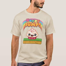 Camiseta Red/White Cupcake - Happy Jump