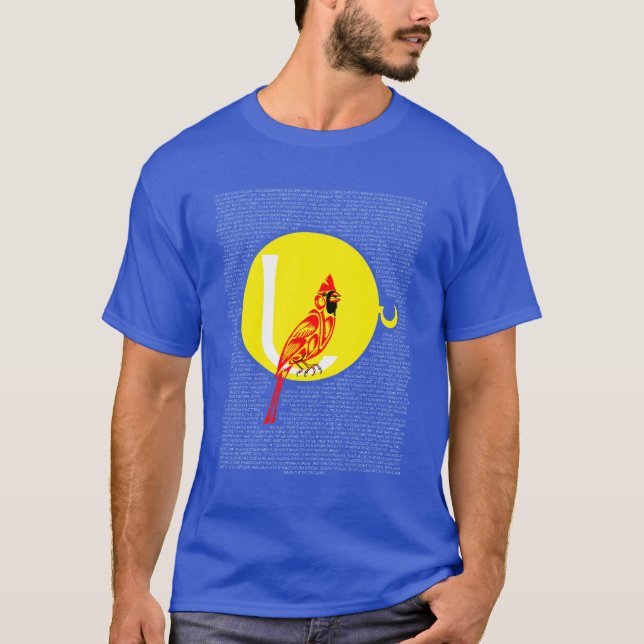Camiseta Redbird cherokee - la hija del Sun (Anverso)
