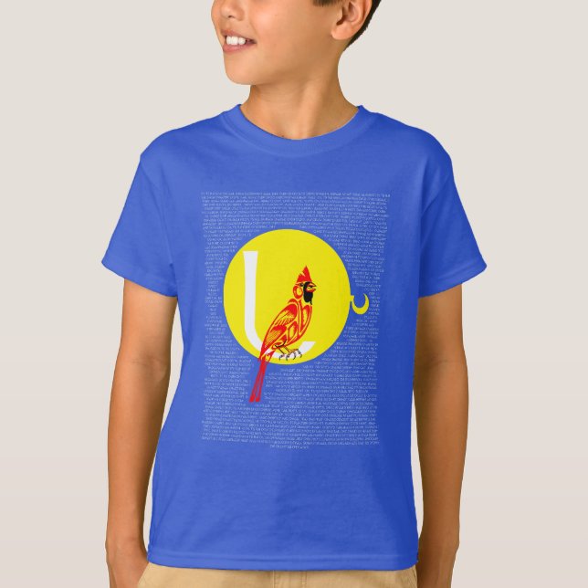 Camiseta Redbird cherokee - la hija del Sun (niños) (Anverso)