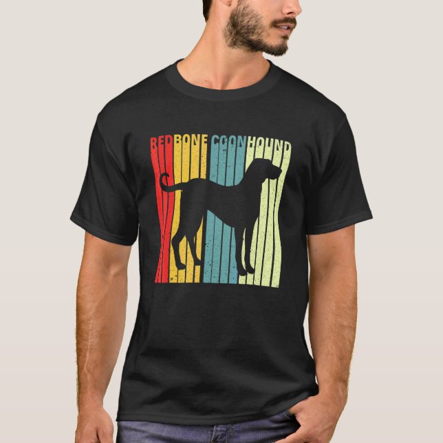 Camiseta Redbone Coonhound Retro Vintage Redbone Coonhound  (Anverso)