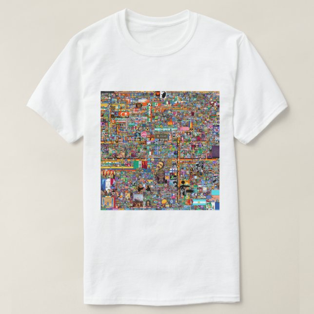 Camiseta reddir rplace final, reddit place end, reddit rpla (Diseño del anverso)