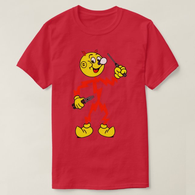 Camiseta Reddy Kilowatt  (3)  (Diseño del anverso)