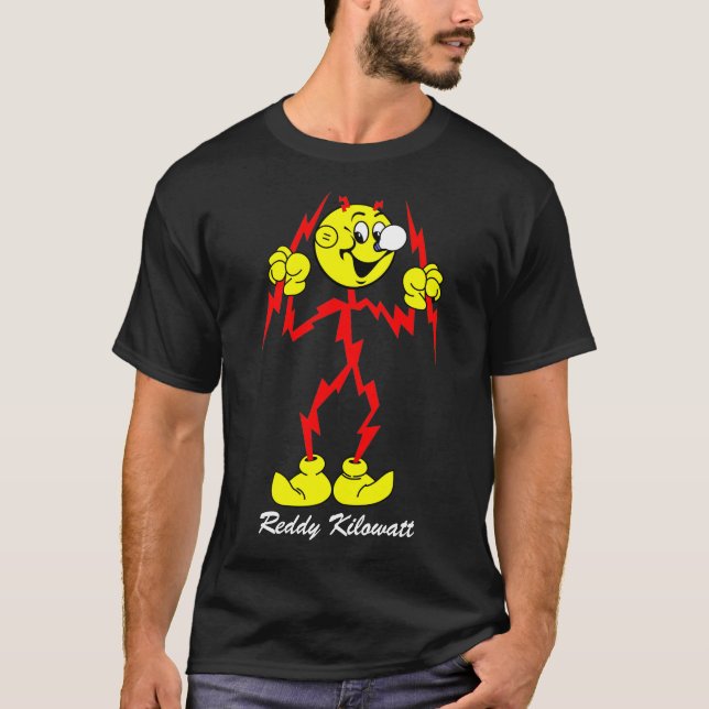 Camiseta Reddy Kilowatt muy divertida (Anverso)