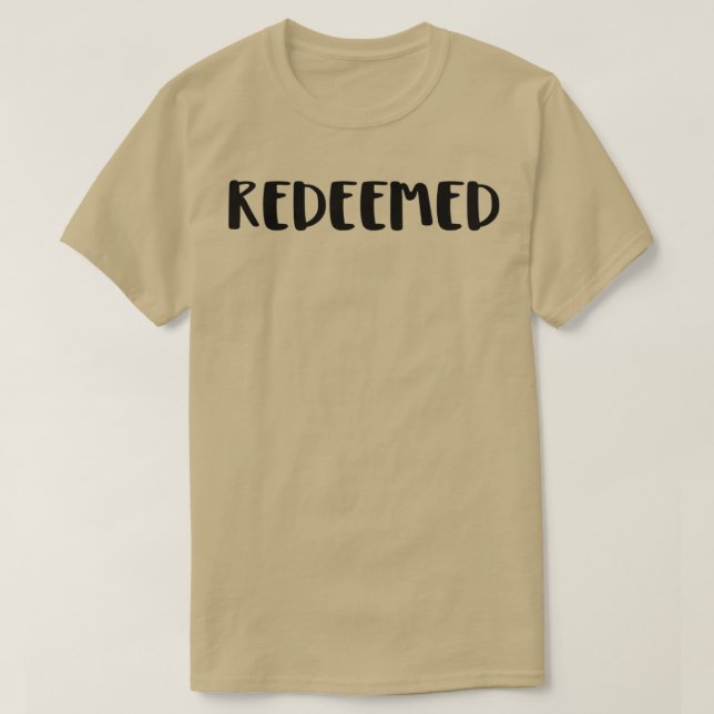 Camiseta Redeemed 1 (Diseño del anverso)