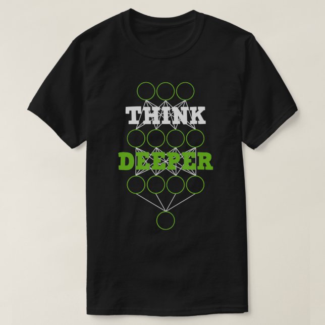 Camiseta Redes neuronales de inteligencia artificial profun (Diseño del anverso)