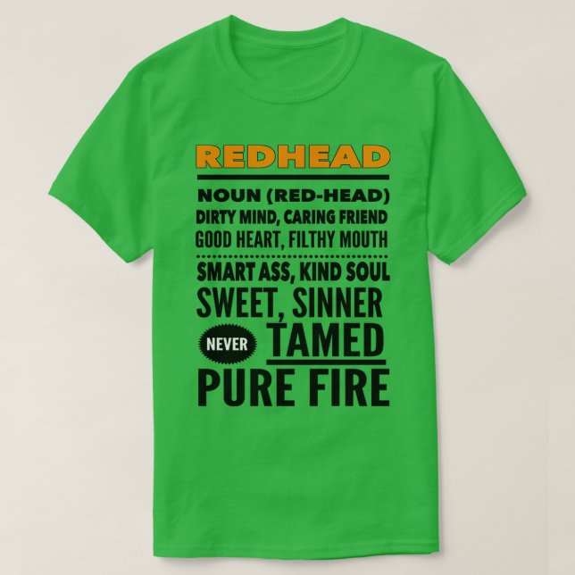 CAMISETA REDHEAD 7 (Diseño del anverso)