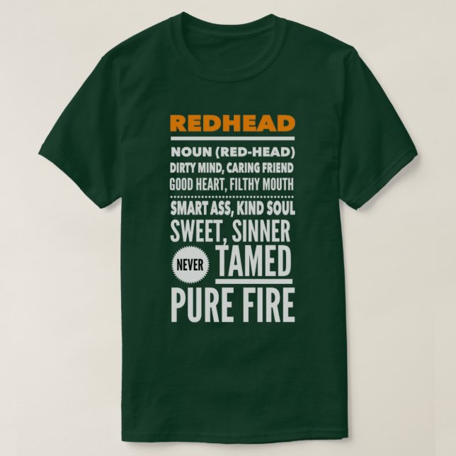 CAMISETA REDHEAD 73 (Diseño del anverso)