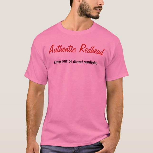 Camiseta Redhead auténtico (Anverso)