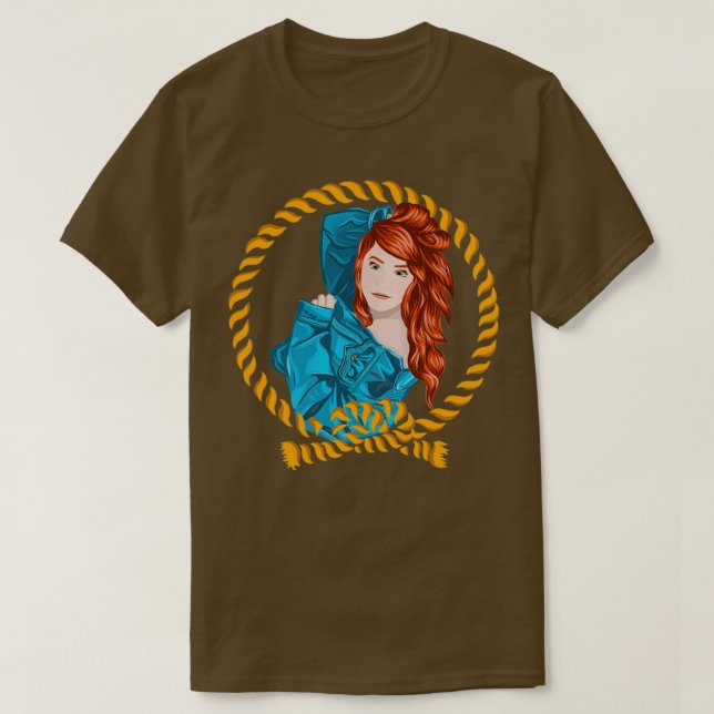 Camiseta Redhead Bluejacket (Diseño del anverso)