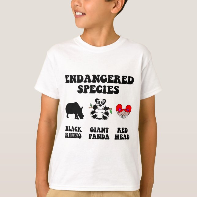 Camiseta Redhead divertido (Anverso)