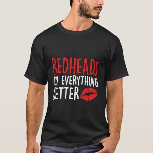 Camiseta Redhead - Ginger Pride Red Hair Readhead (Anverso)