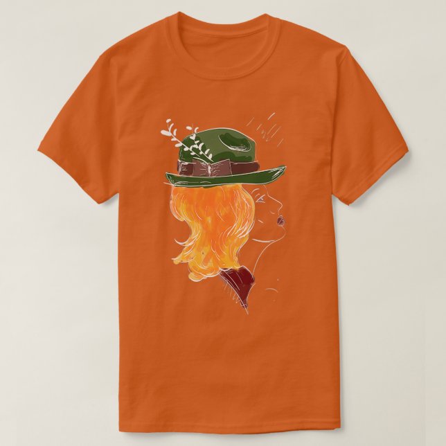 Camiseta RedHead GreenHat (Diseño del anverso)