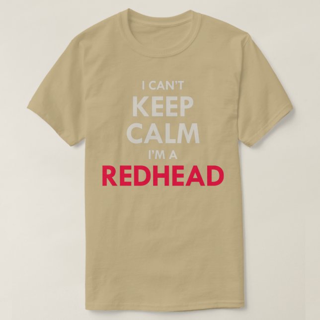 Camiseta Redhead Hair cita humor gracioso diciendo 10 (Diseño del anverso)