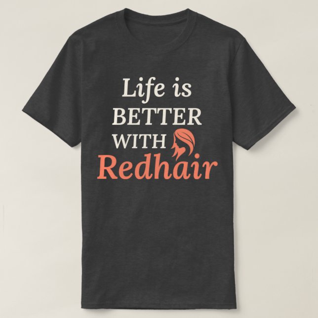 Camiseta Redhead Hair cita humor gracioso diciendo 15 (Diseño del anverso)