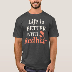 Camiseta Redhead Hair cita humor gracioso diciendo 15