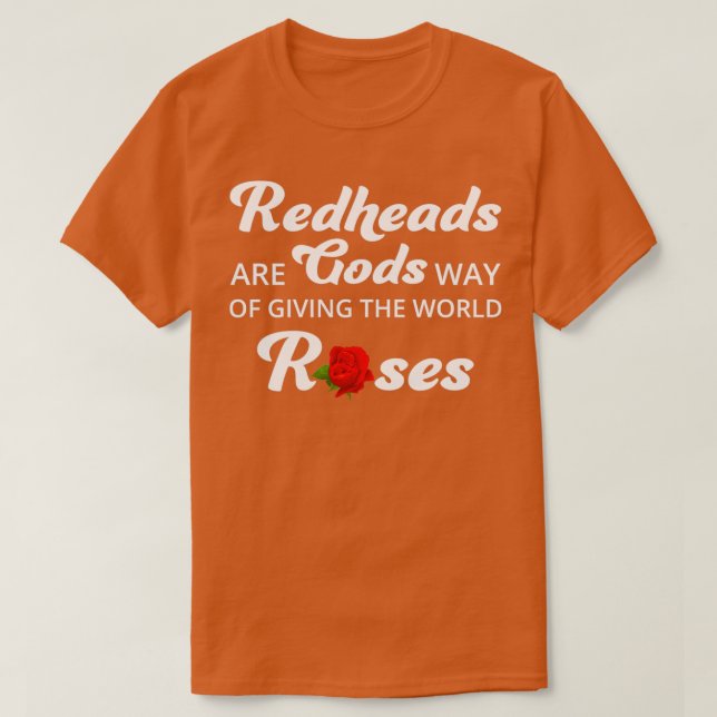 Camiseta Redhead Hair cita humor gracioso diciendo 5 (Diseño del anverso)