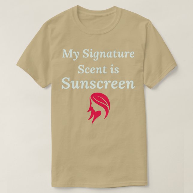 Camiseta Redhead Hair Sunscreen Cita Humor divertido dicien (Diseño del anverso)