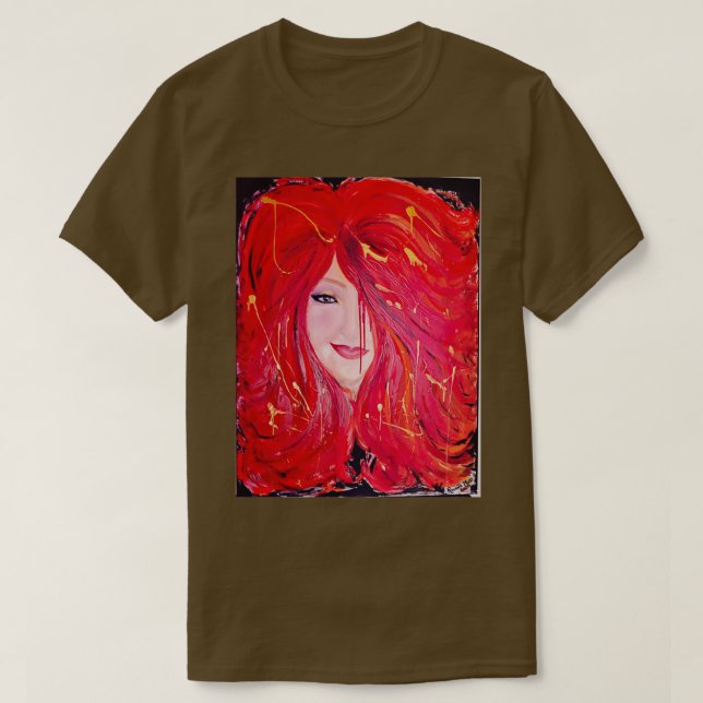 Camiseta Redhead Me (Diseño del anverso)
